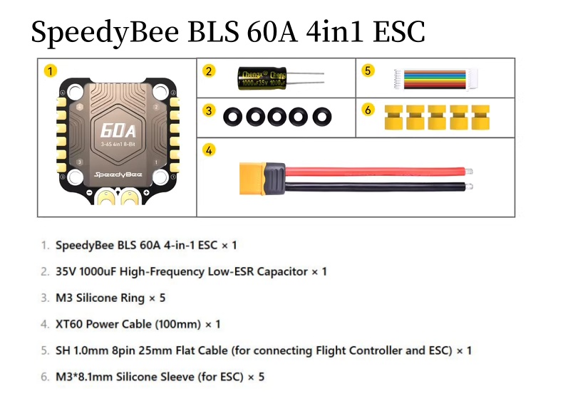 SpeedyBee F4 F405 V4 55A BLS 3 - Speedybee F405 V4 Bls 55A Stack recensie en prijs