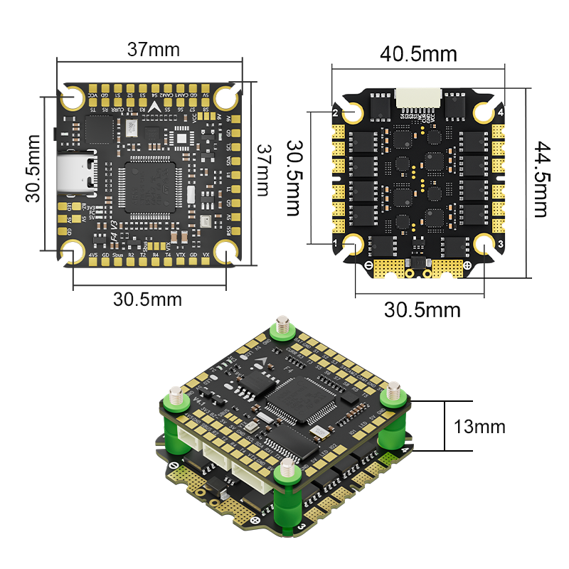 Aocoda-RC F465S V4 Stack F405  - Speedybee F405 V4 Bls 55A Stack recensie en prijs